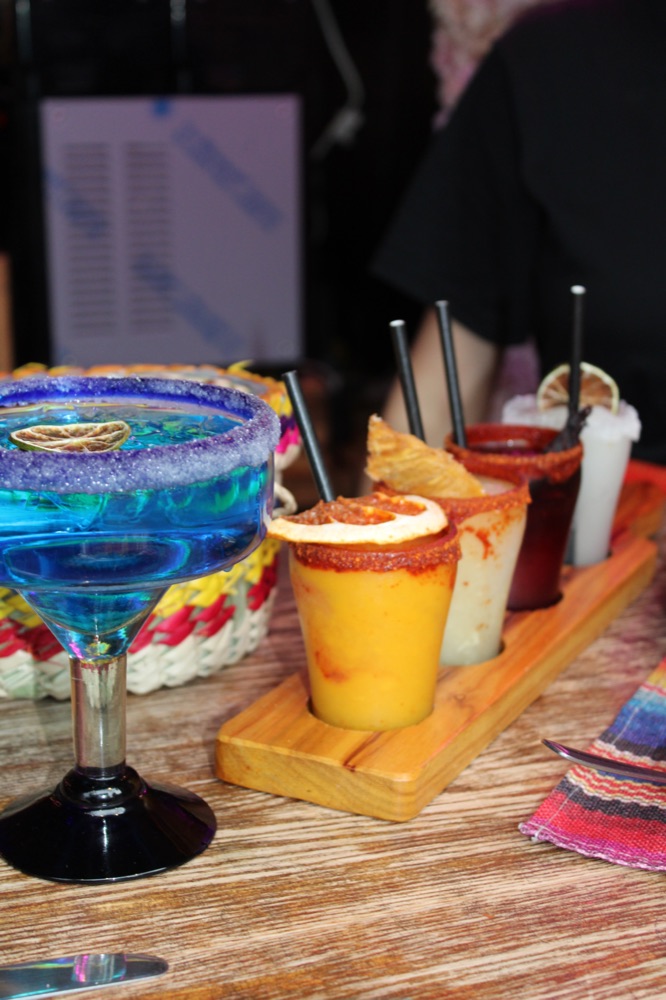 Coconut Margarita with 1800 Coconut Tequila and sugar rim