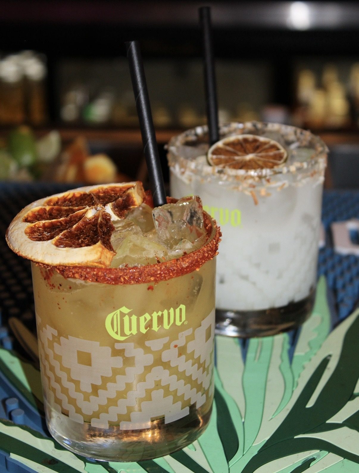 Mezcal Margarita with Fandango Mezcal and pineapple juice